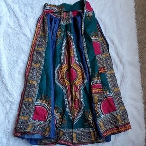 African Print Skirt